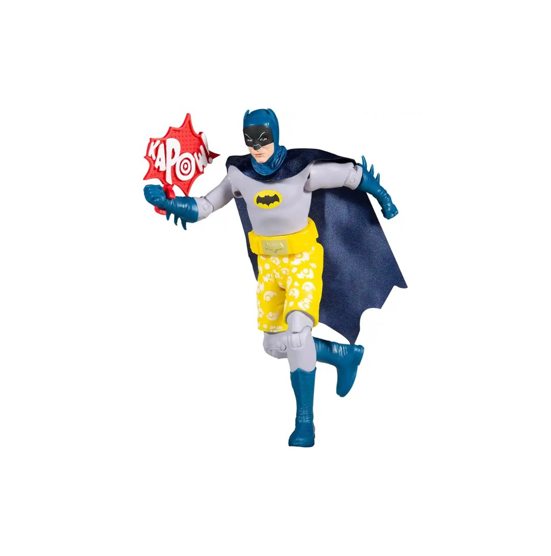 DC Retro 6inch Batman 66 Batman Swim Shorts W2