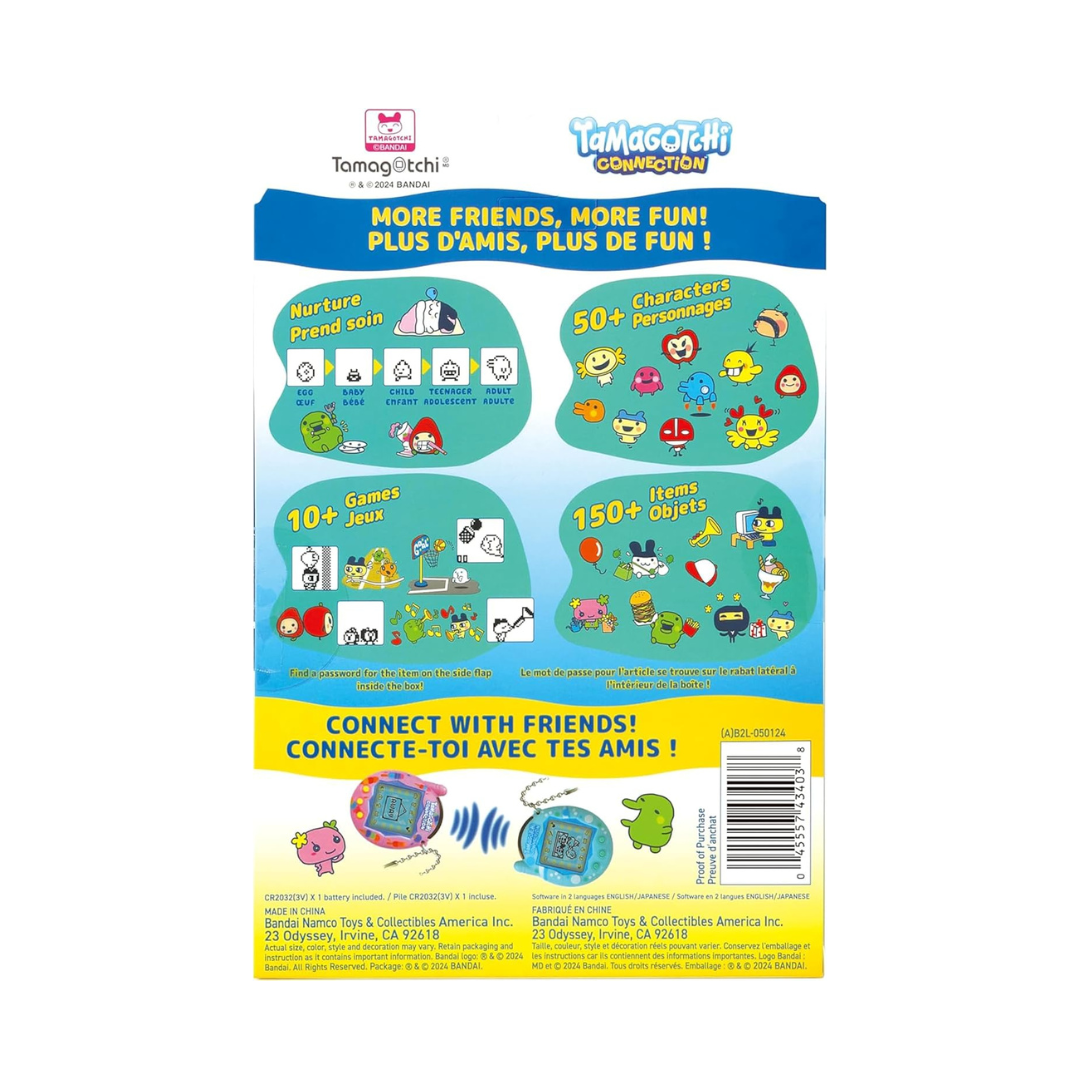 Tamagotchi - Connection Digital Pet Light Blue Bubbles
