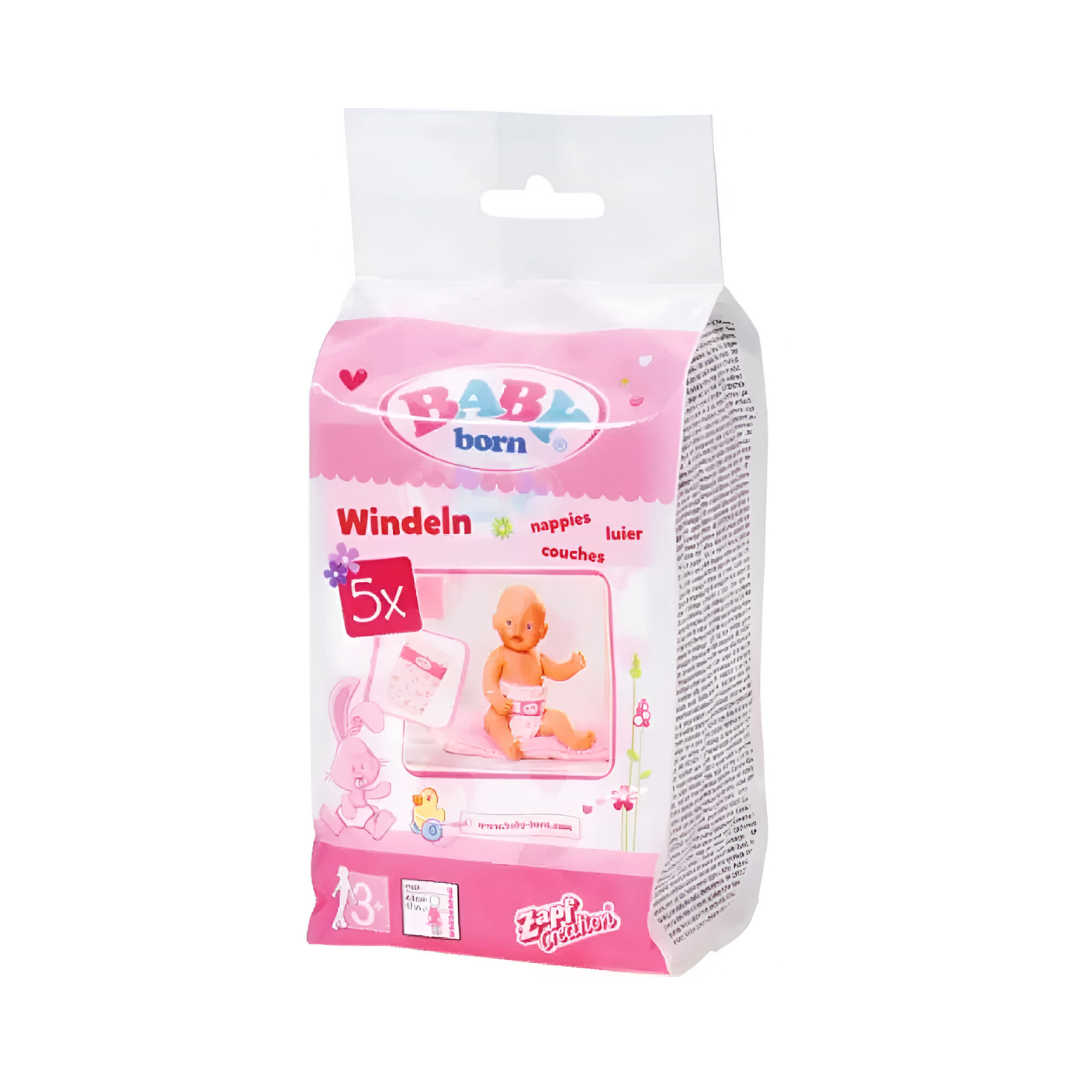 Baby Born - Nappies Shrinked 5 Pack