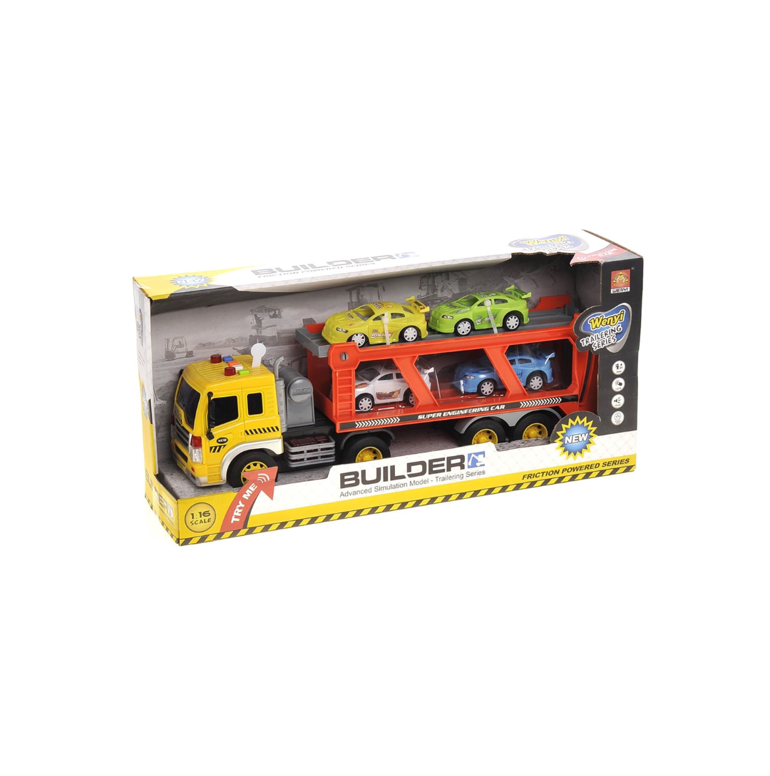 Wenyi Bruder 1:16 Friction Auto Transport Truck