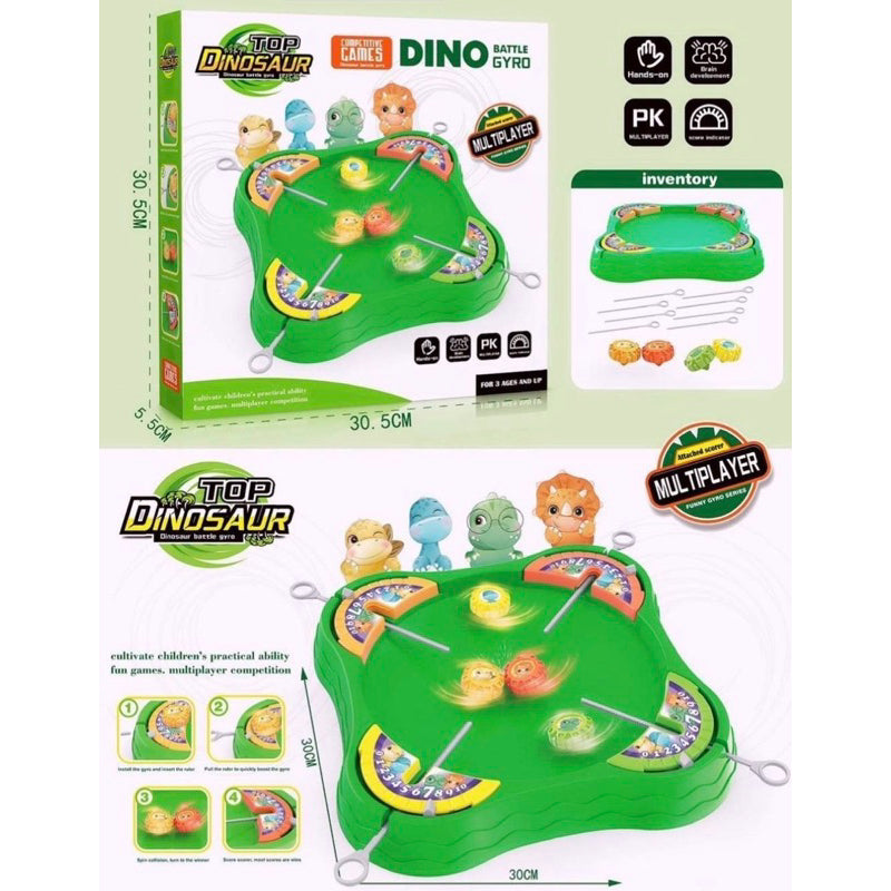 4 In 1 Top Dinosaur Battle Gyro