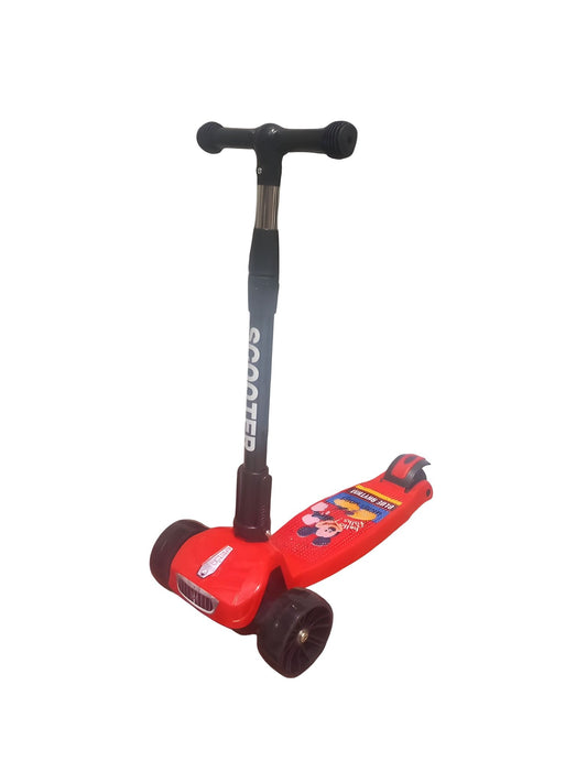 Three Wheel Scooter For Kids Mickey Mouse Red - Superpanda