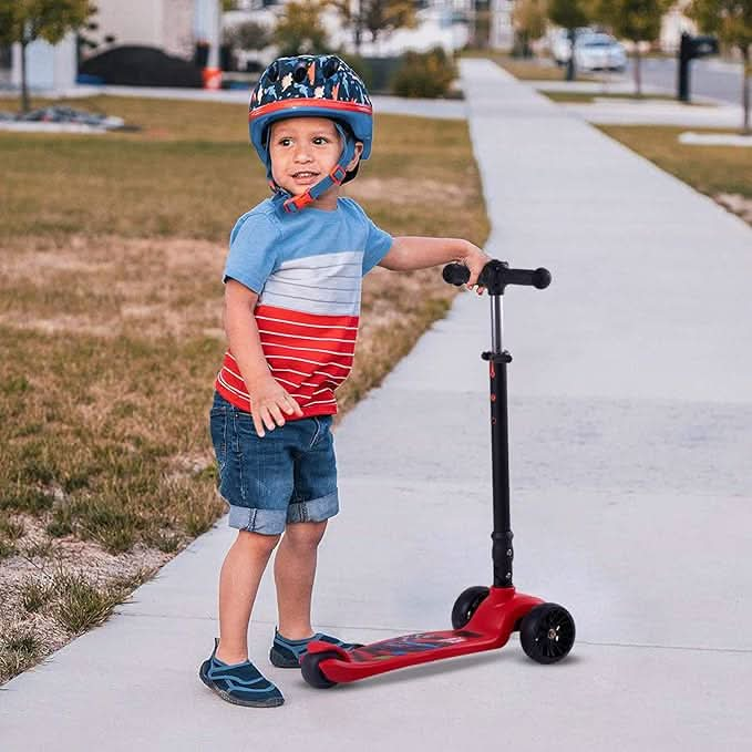 Three Wheel Scooter For Kids Mickey Mouse Red - Superpanda