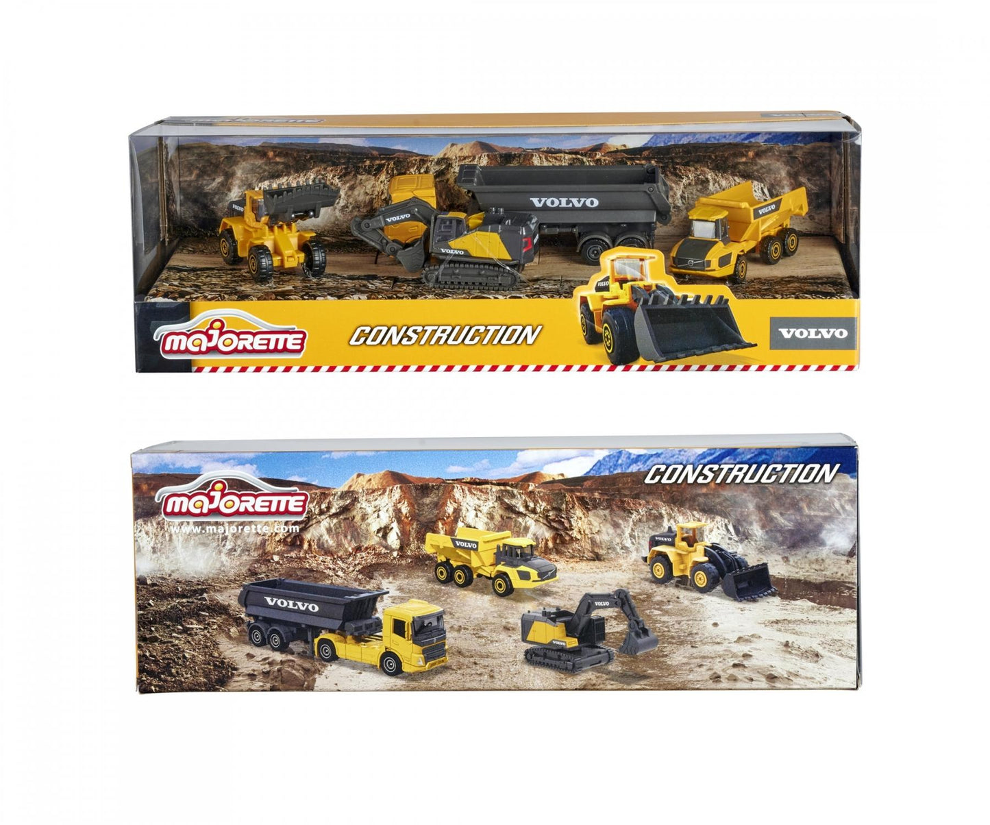 Majorette Volvo Construction 4 Pieces Cars Set