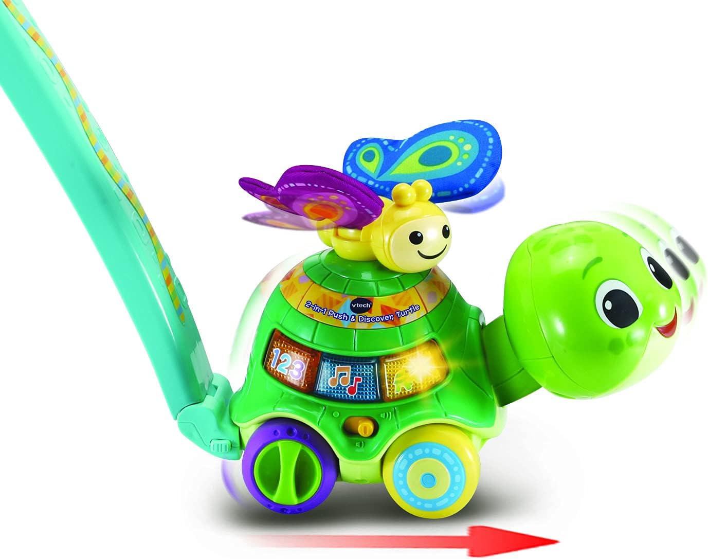 Vtech 2 In 1 Push & Discover Turtle - Superpanda