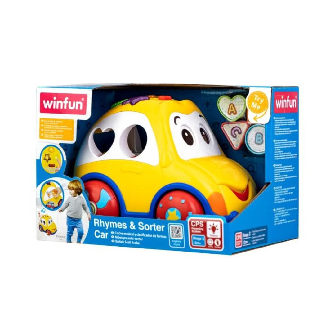 Winfun Rhymes & Sorter Car - Superpanda